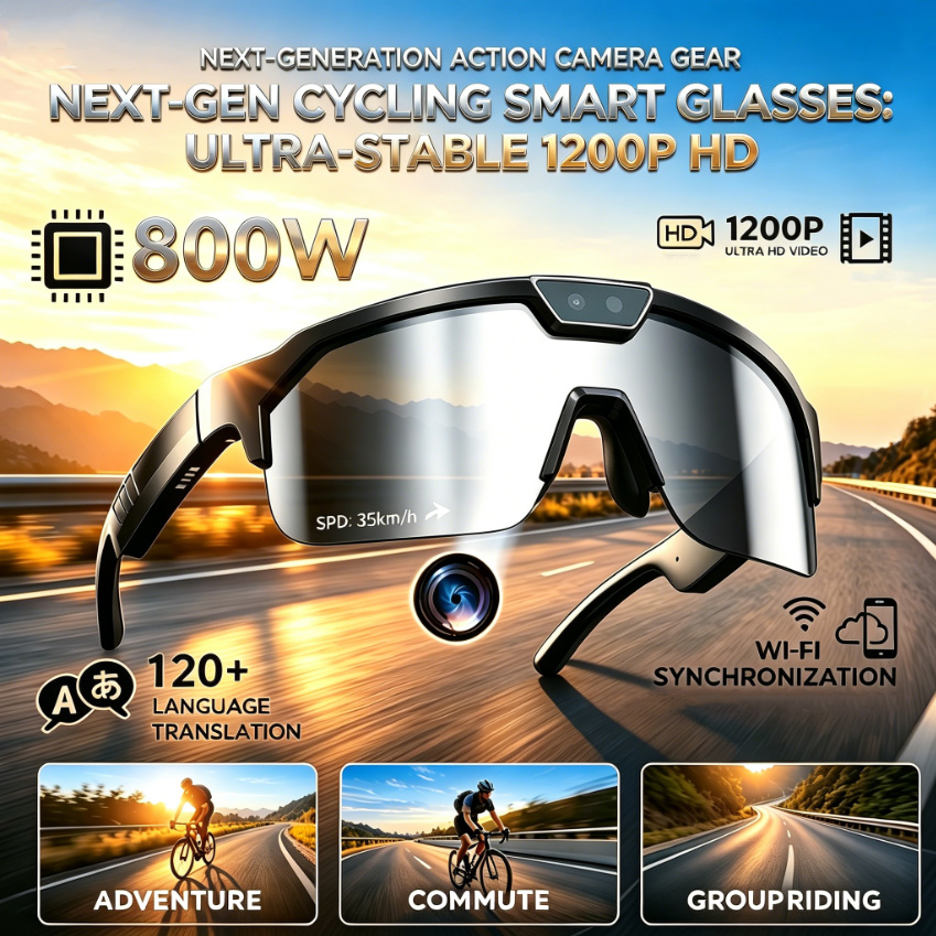 Cycling Glasses - Gafas de Ciclismo 2026 con Cámara