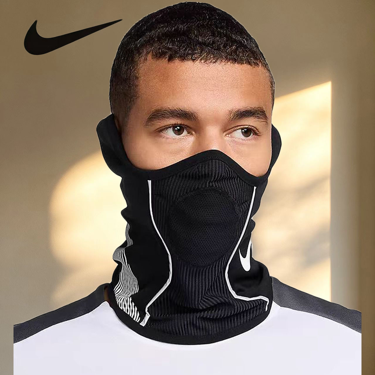 Cycling Gear Nike - Nike-mascarilla para hombre para correr, fútbol,