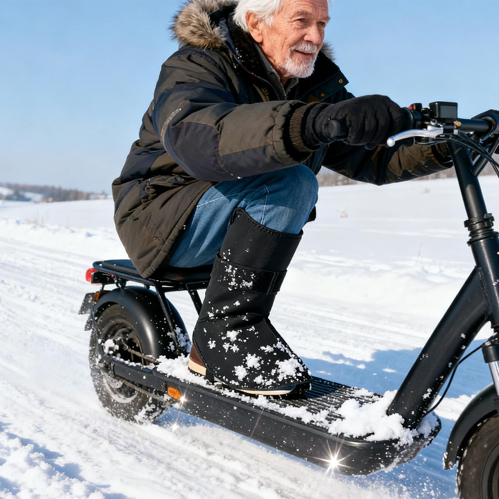 Cycling Gear In Winter - Cubiertas para zapatos de ciclismo, impermeables,