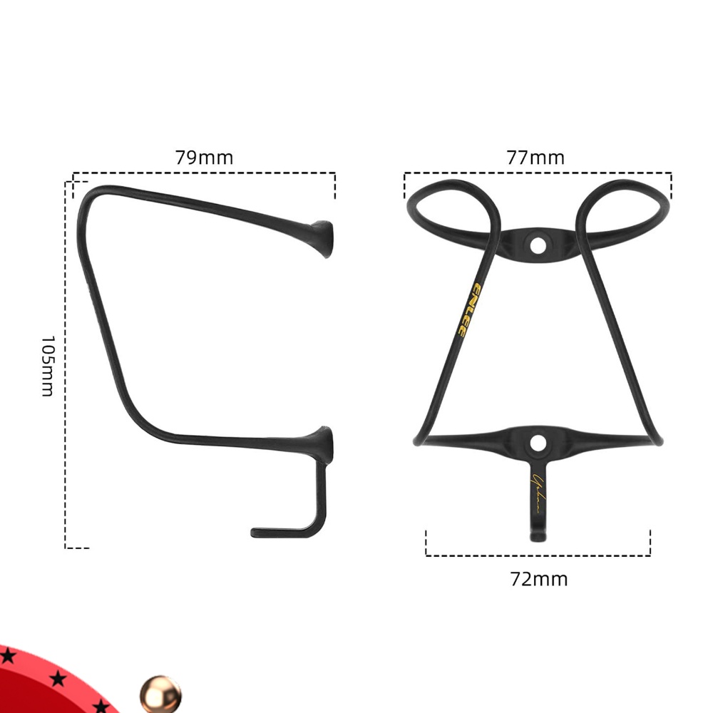 Ultra Cycling Gear - Portabidones de Bicicleta de Fibra de