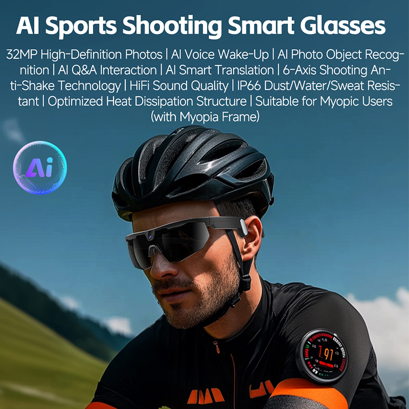 Nuevas Gafas Inteligentes para - Cycling Glasses reseña y precio