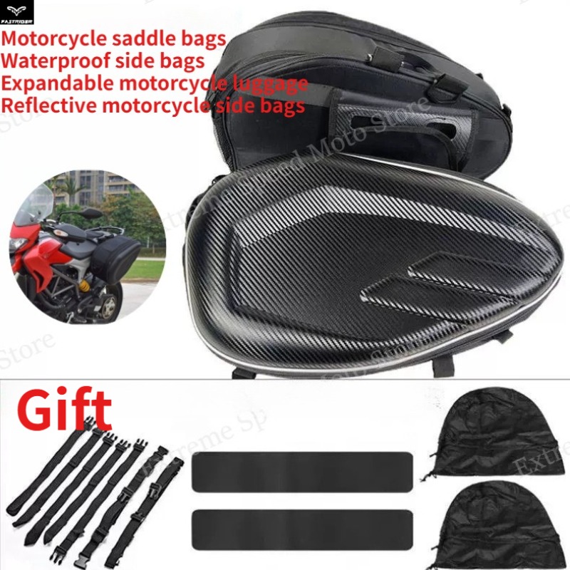 Alforjas de Motocicleta con Te - Carbon Fiber Saddle reseña y precio